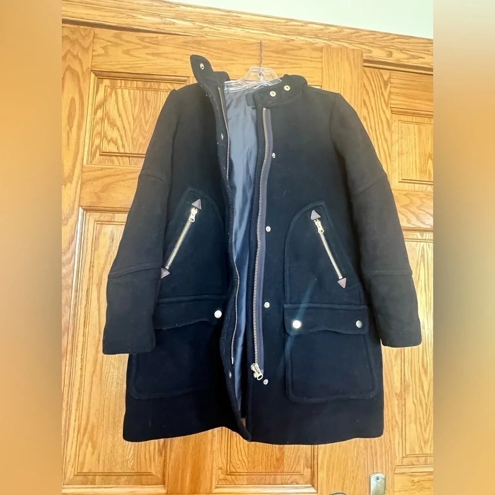 J. Crew - Italian Wool & Chateau Parka w/ Faux Fur